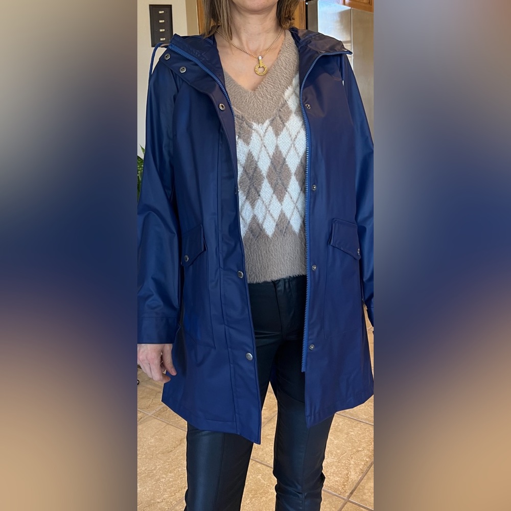 Brand New Levi Strauss & Co. Women's Lightweight Rubberized RainJacket